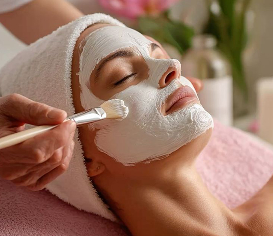 Clean, refreshed, and completely clear skin