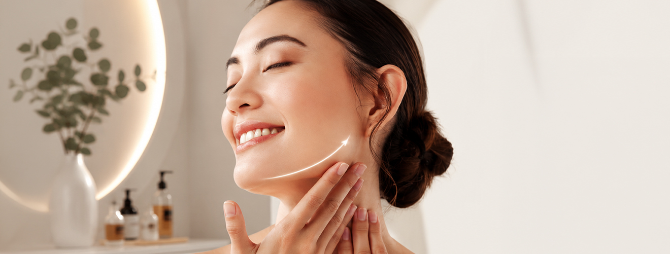Tighten the chin area without any surgery