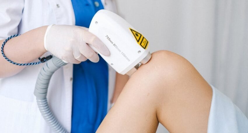 Laser Whitening for Knees and Elbows